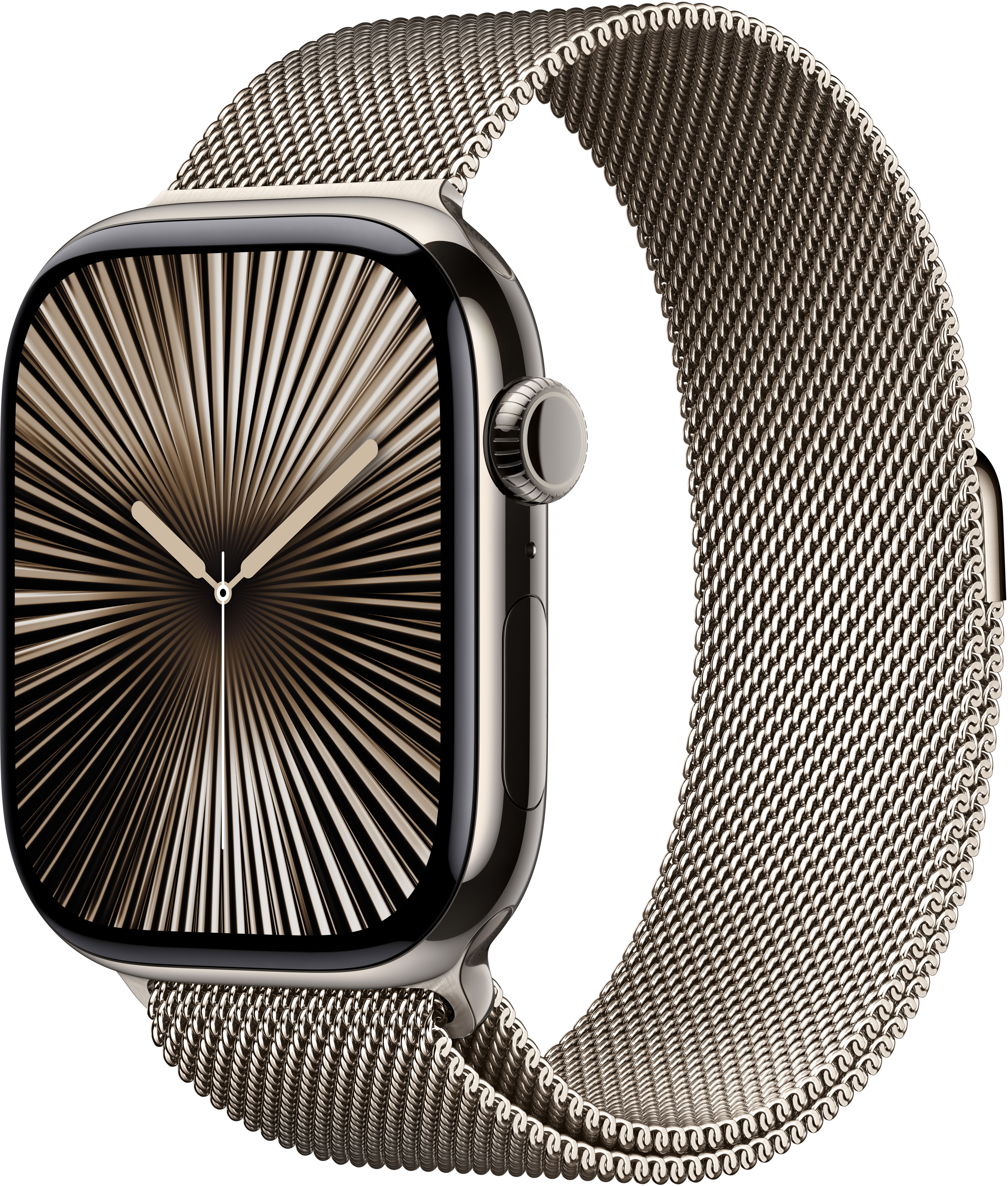 Смарт-часы Apple Watch Series 10 GPS + eSIM 42mm Natural Titanium Case with Natural Milanese Loop - Фото 1