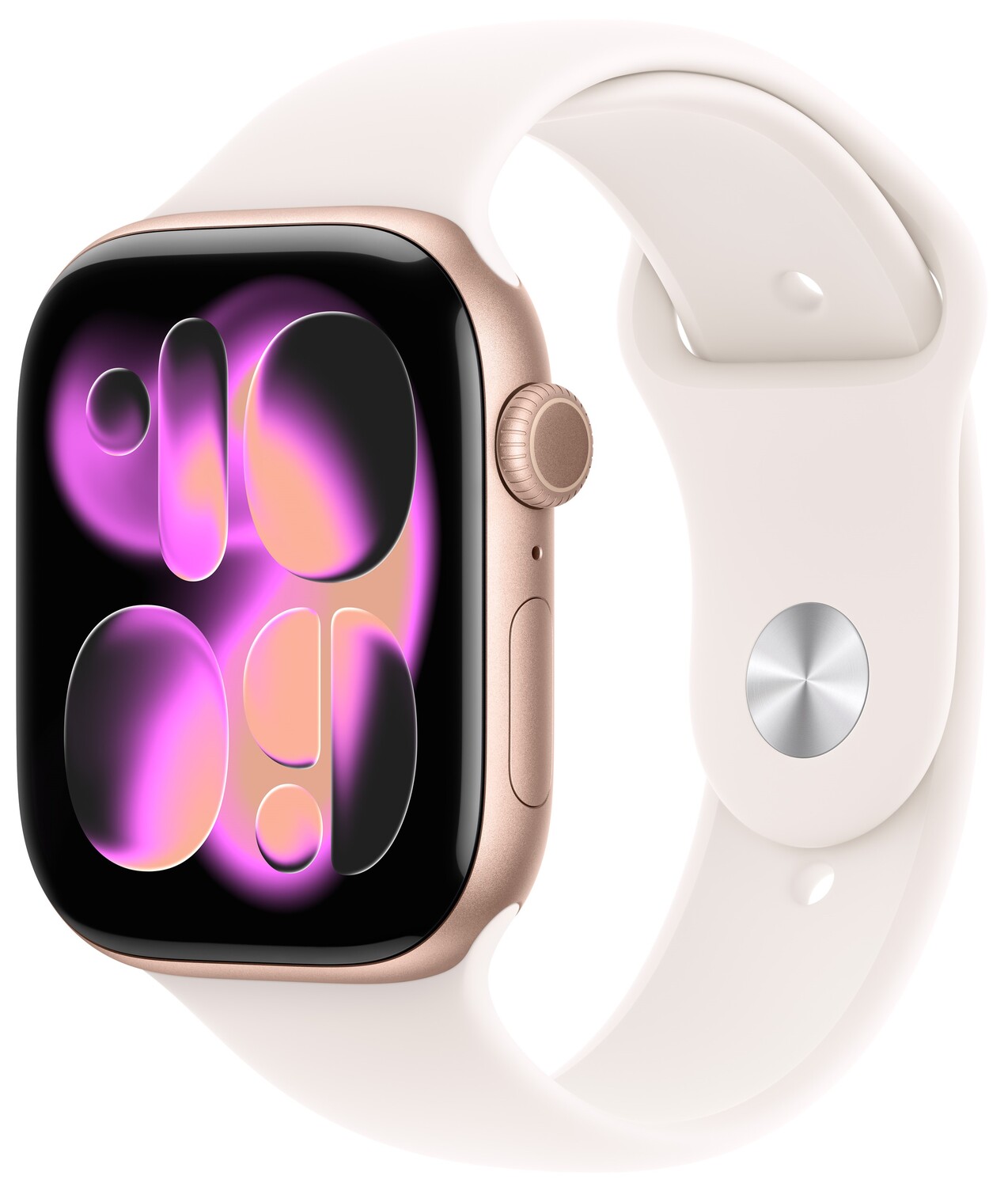 Смарт-годинник Apple Watch Series 11 GPS 42mm Rose Gold Aluminium Case with Light Blush Sport Band - S/M - Фото 1