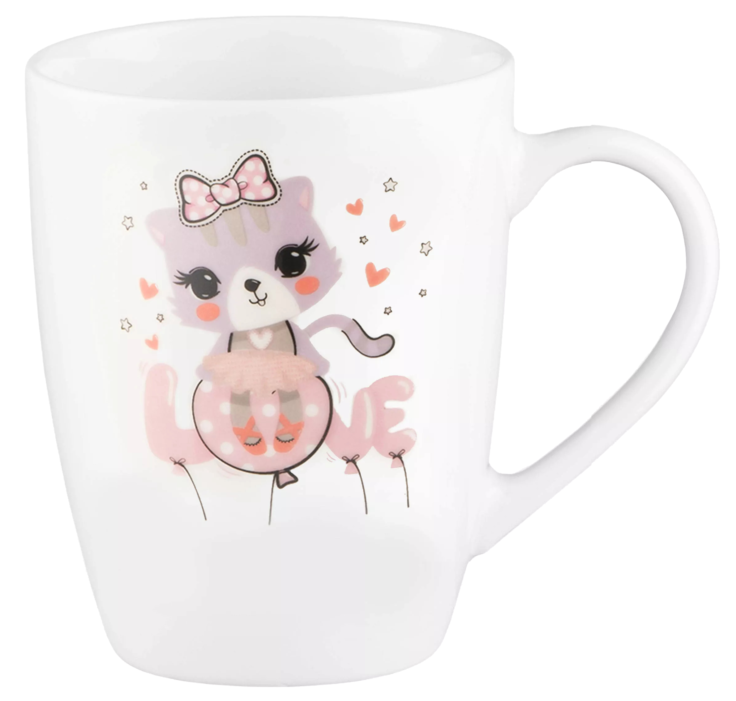 Чашка Ardesto Love 320 мл White (AR3042BS) - Фото 1