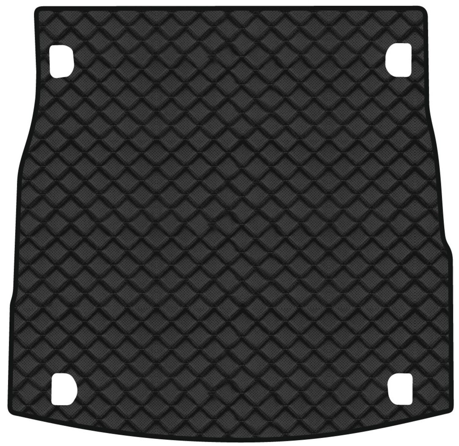 Коврик из экокожи в багажник авто EVAtech ECO для Stelvio Alfa Romeo 2017 1 поколение SUV EU AR42650B1BBB - Фото 1