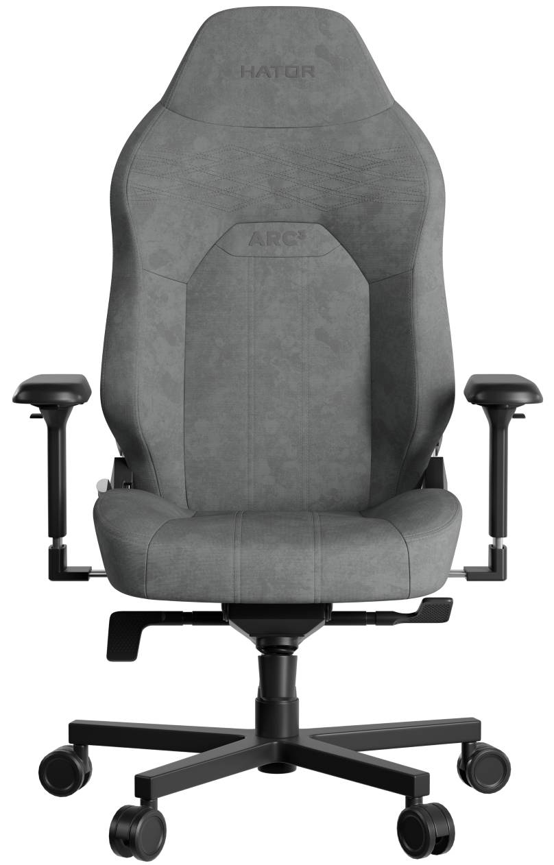 Кресло для геймеров Hator Arc 3 S Velour (HTC3446S) Grey - Фото 1