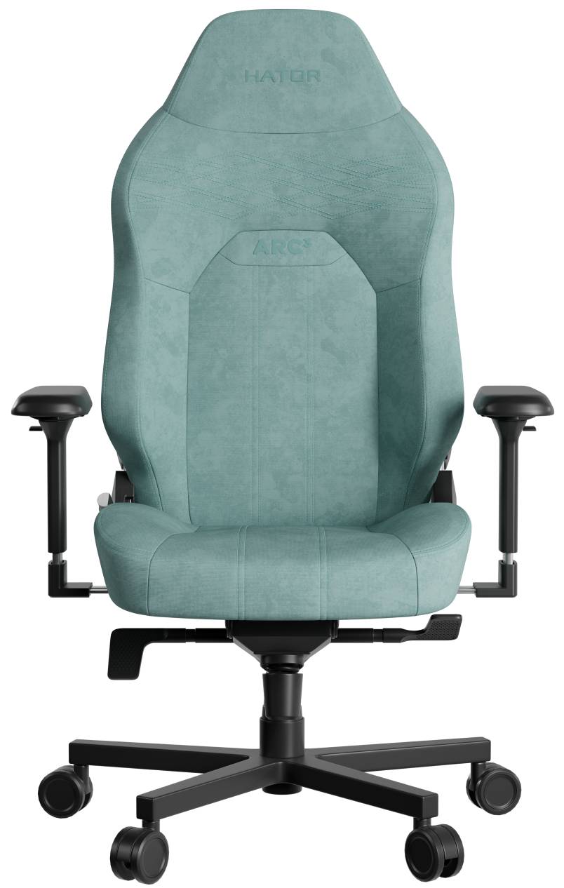 Кресло для геймеров Hator Arc 3 L Velour (HTC3443L) Turquoise - Фото 1