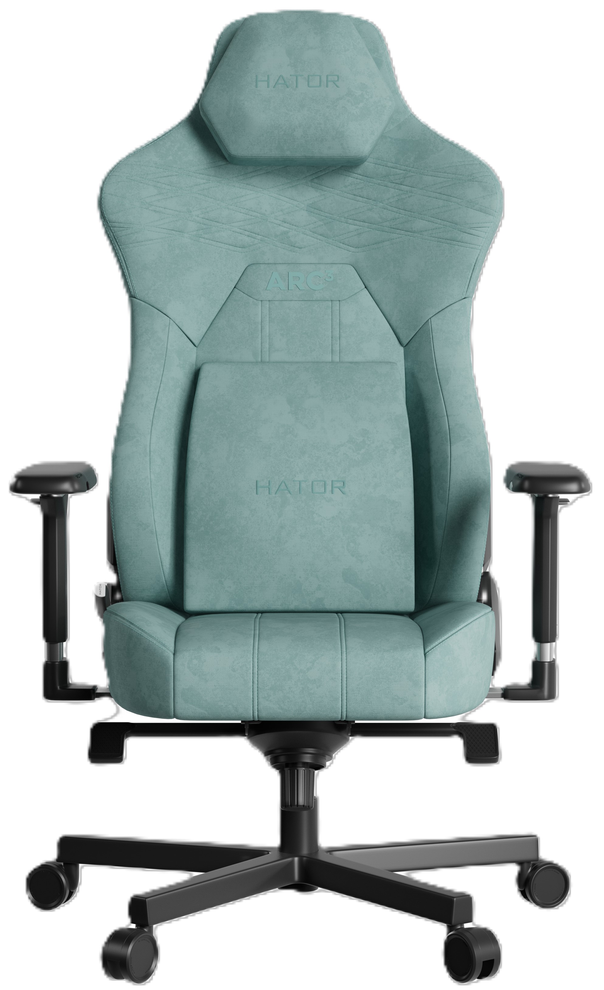 Кресло для геймеров Hator Arc 3 XL Velour Turquoise (HTC3443XL) - Фото 1