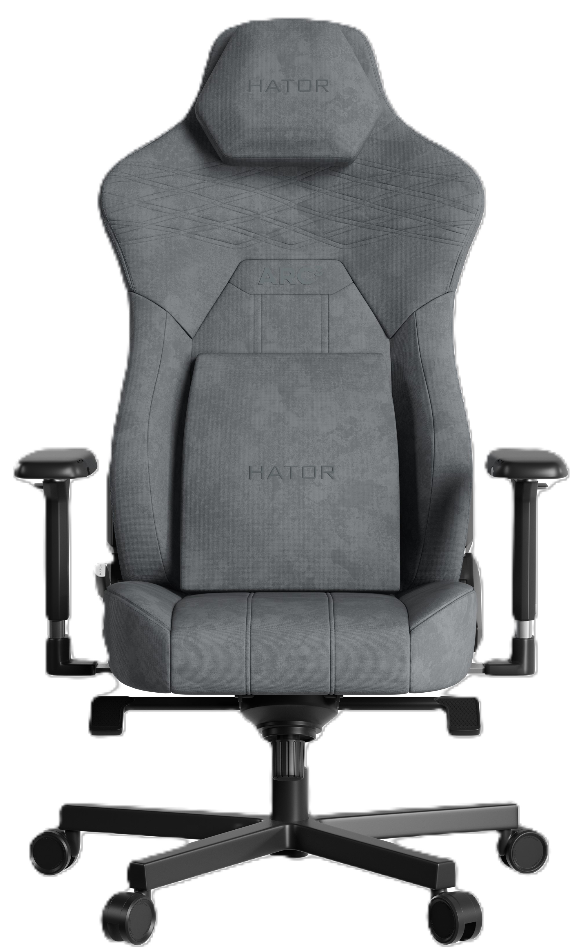 Кресло для геймеров Hator Arc 3 XL Velour Grey (HTC3446XL) - Фото 1