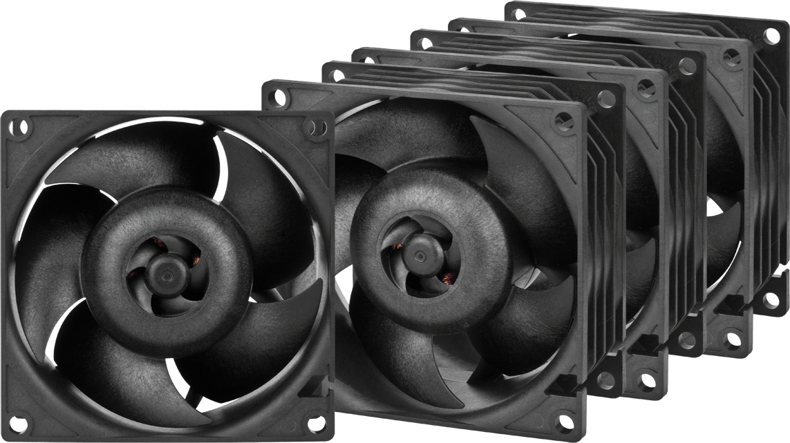Корпусный вентилятор ARCTIC S8038-10K/4-PACK (ACFAN00291A) - Фото 1