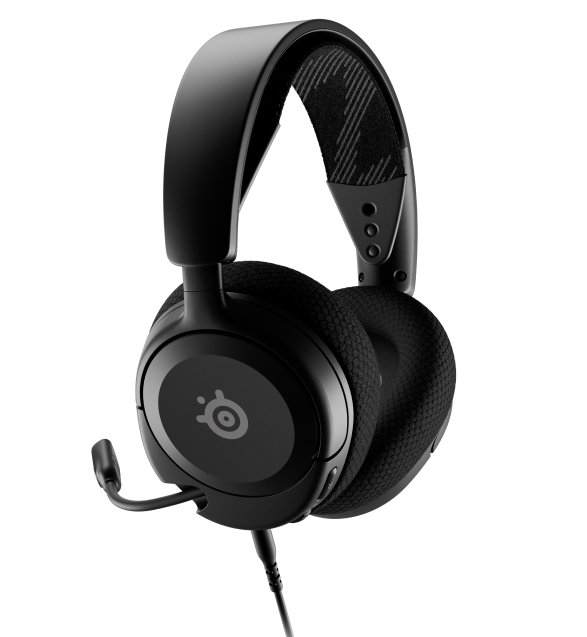 Гарнитура проводная игровая SteelSeries Arctis Nova 1 Black (61606) - Фото 1