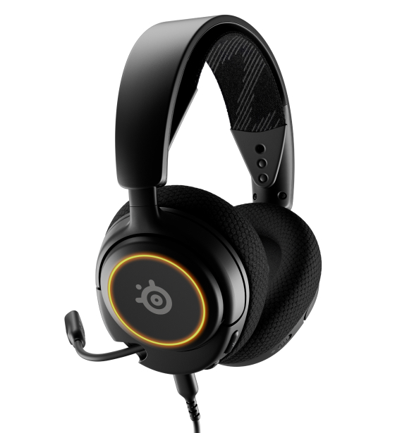 Гарнитура проводная игровая SteelSeries Arctis Nova 3 Black (61631) - Фото 1