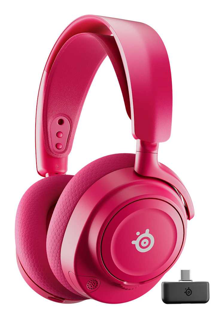 Гарнитура беспроводная игровая SteelSeries Arctis Nova 7P Gen 2 Wireless Magenta (61746)