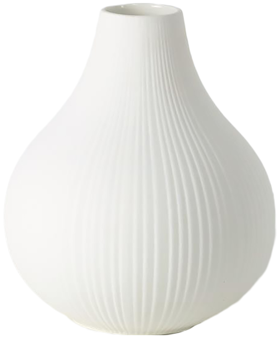 Ваза Ardesto Lucca 16.5х19.5 см Білий (AR3814W)