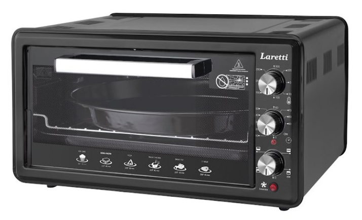Печь электрическая LARETTI LR-EC3912 Black - Фото 1