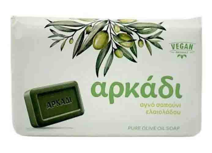 Твердое мыло Aromatics Arkadi Vegan Olive Oil Green 150 г (ASSOOG150) - Фото 1