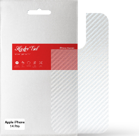 Защитная пленка для смартфона Armorstandart на заднюю панель for Apple iPhone 14 Pro Carbone Transparent (ARM64964) - Фото 1