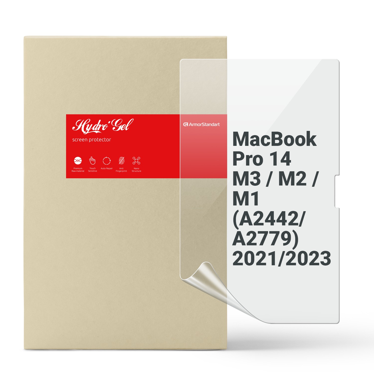 Защитная пленка для ноутбука Armorstandart for MacBook Pro 14 M3 / M2 / M1 (A2442/A2779) 2021/2023 (ARM65818) - Фото 1
