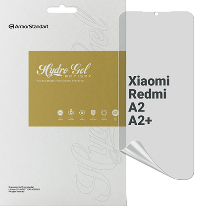 Защитная пленка для смартфона Armorstandart Anti-spy for Xiaomi Redmi A2 / A2+ (ARM66581) - Фото 1