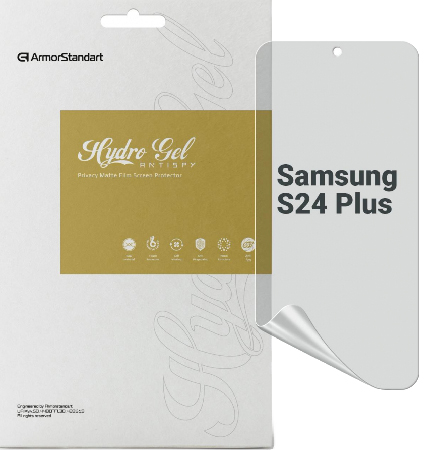 Защитная пленка для смартфона Armorstandart Anti-spy for Samsung S24 Plus (ARM72468) - Фото 1