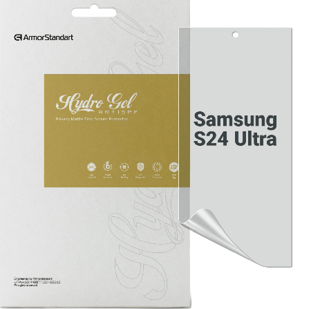 Защитная пленка для смартфона Armorstandart Anti-spy for Samsung S24 Ultra (ARM72469) - Фото 1