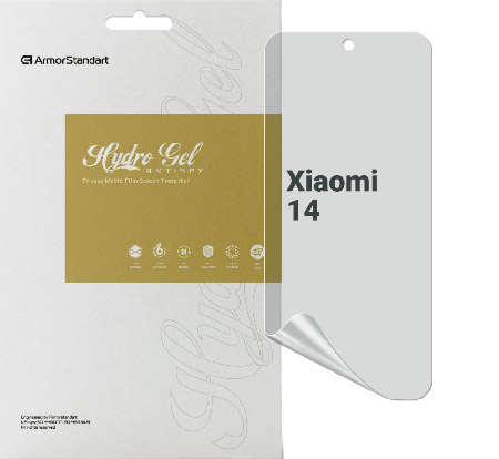 Защитная пленка для смартфона Armorstandart Anti-spy for Xiaomi 14 (ARM72894) - Фото 1