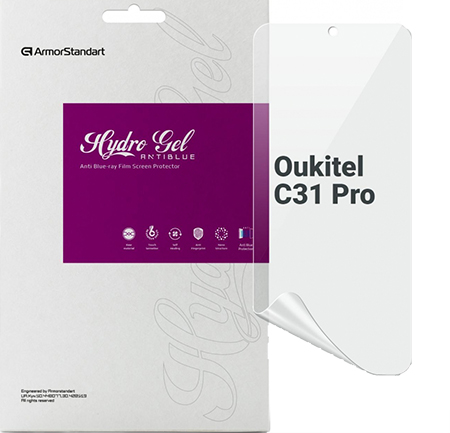 Защитная пленка для смартфона Armorstandart Anti-Blue for Oukitel C31 Pro (ARM73634) - Фото 1