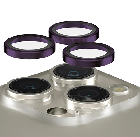 Защитное стекло для смартфона Armorstandart для камеры AR for iPhone 14 Pro / 14 Pro Max Dark Purple (ARM76145) - Фото 1