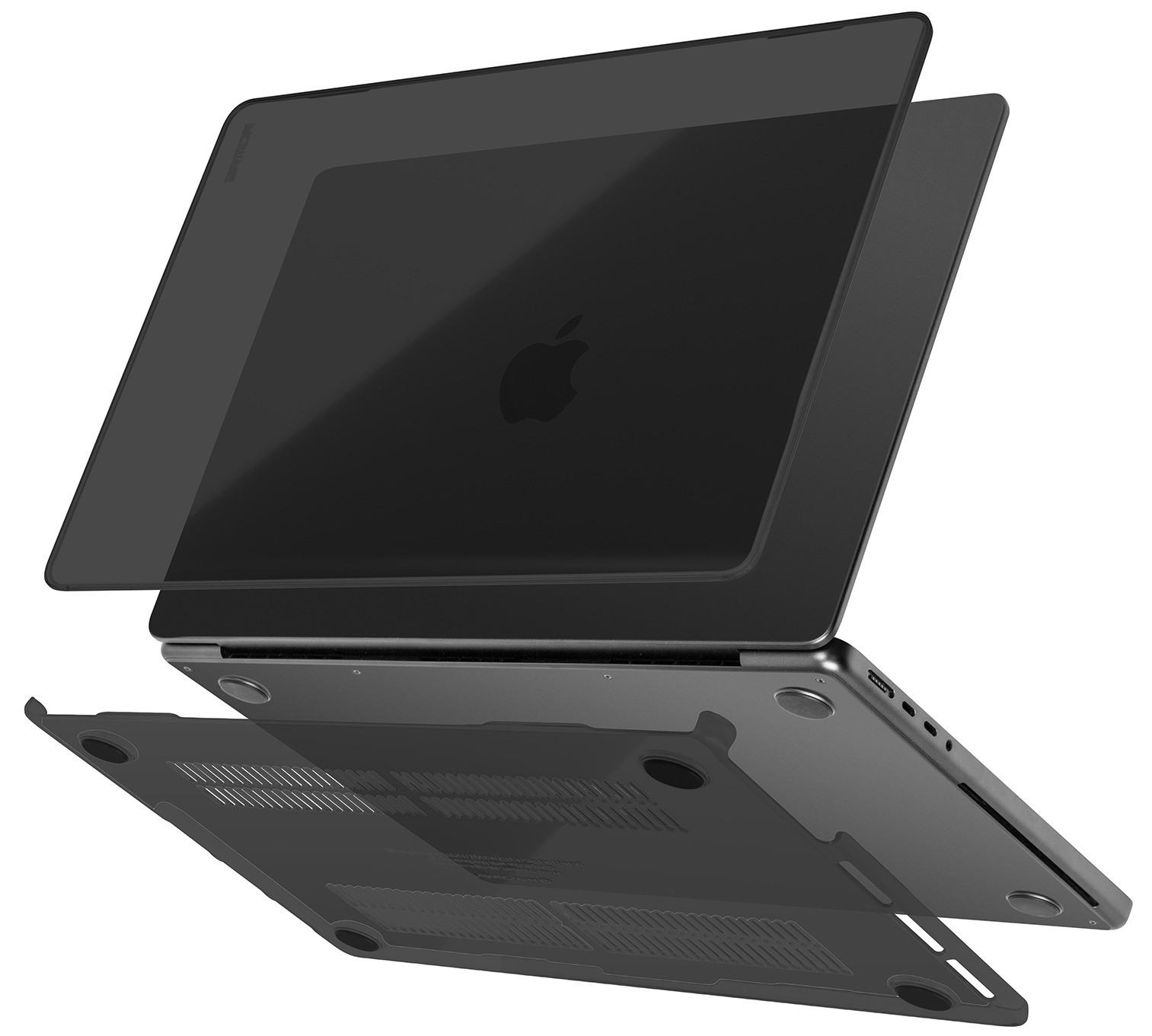 Чохол-накладка для ноутбуку Armorstandart Crystal for MacBook Pro 14 M4/M3/M2/M1 A3112/A3185/A3401/A2992/A2918/A2779/A2442 Black (ARM79447) - Фото 1