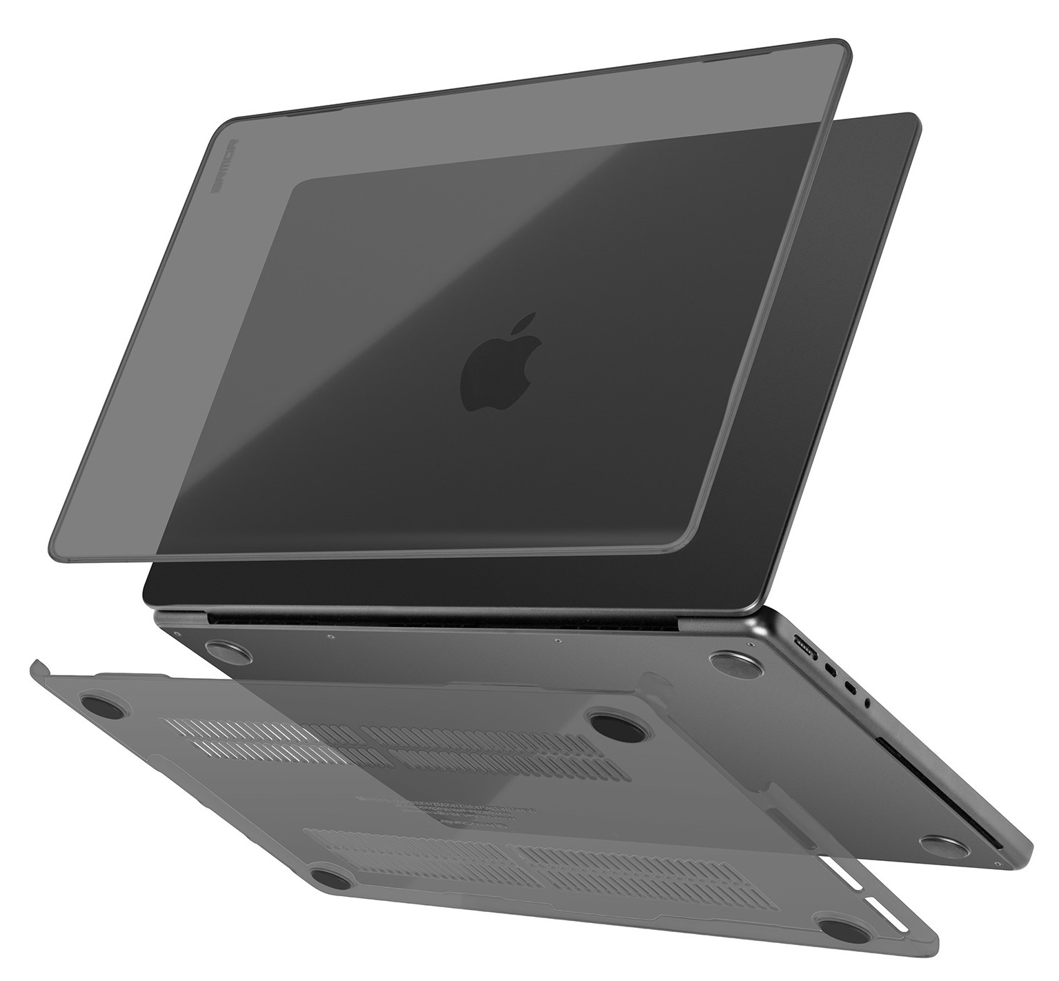 Чохол-накладка для ноутбуку Armorstandart Crystal for MacBook Pro 16 M4/M3/M2/M1 A3403/A3186/A2991/A2780/A2485 Grey (ARM79449) - Фото 1