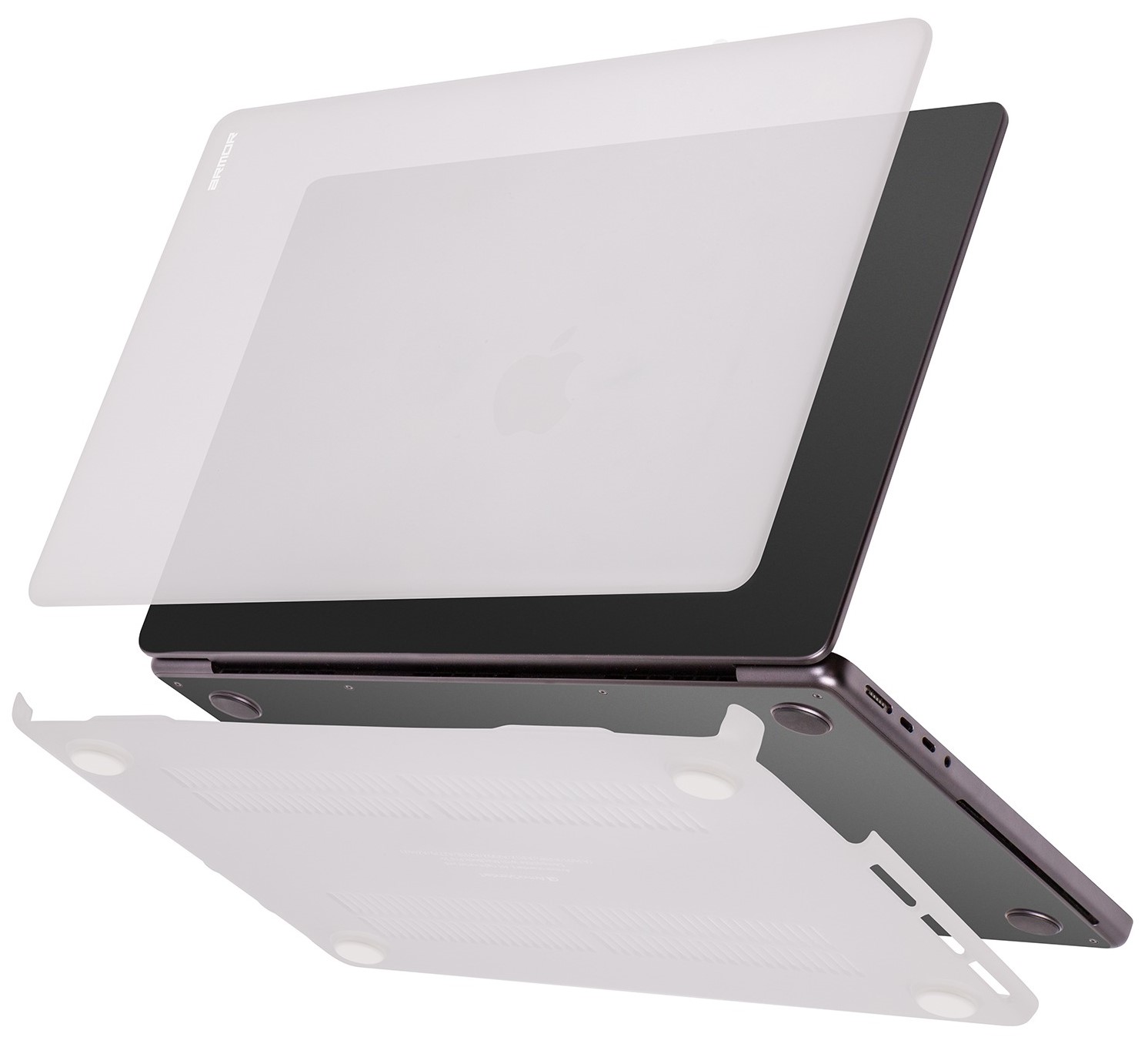 Чехол-накладка для ноутбука Armorstandart Matte for MacBook Pro 16 M4/M3/M2/M1 A3403/A3186/A2991/A2780/A2485 Clear (ARM79461) - Фото 1