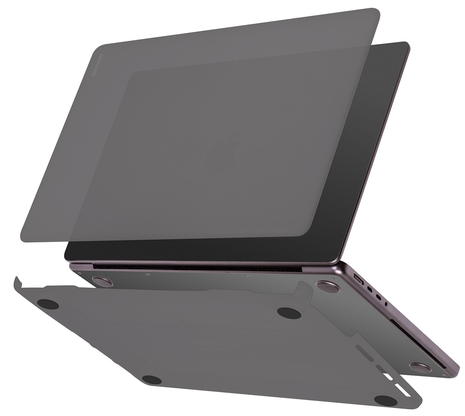 Чехол-накладка для ноутбука Armorstandart Matte for MacBook Pro 16 M4/M3/M2/M1 A3403/A3186/A2991/A2780/A2485 Grey (ARM79462) - Фото 1