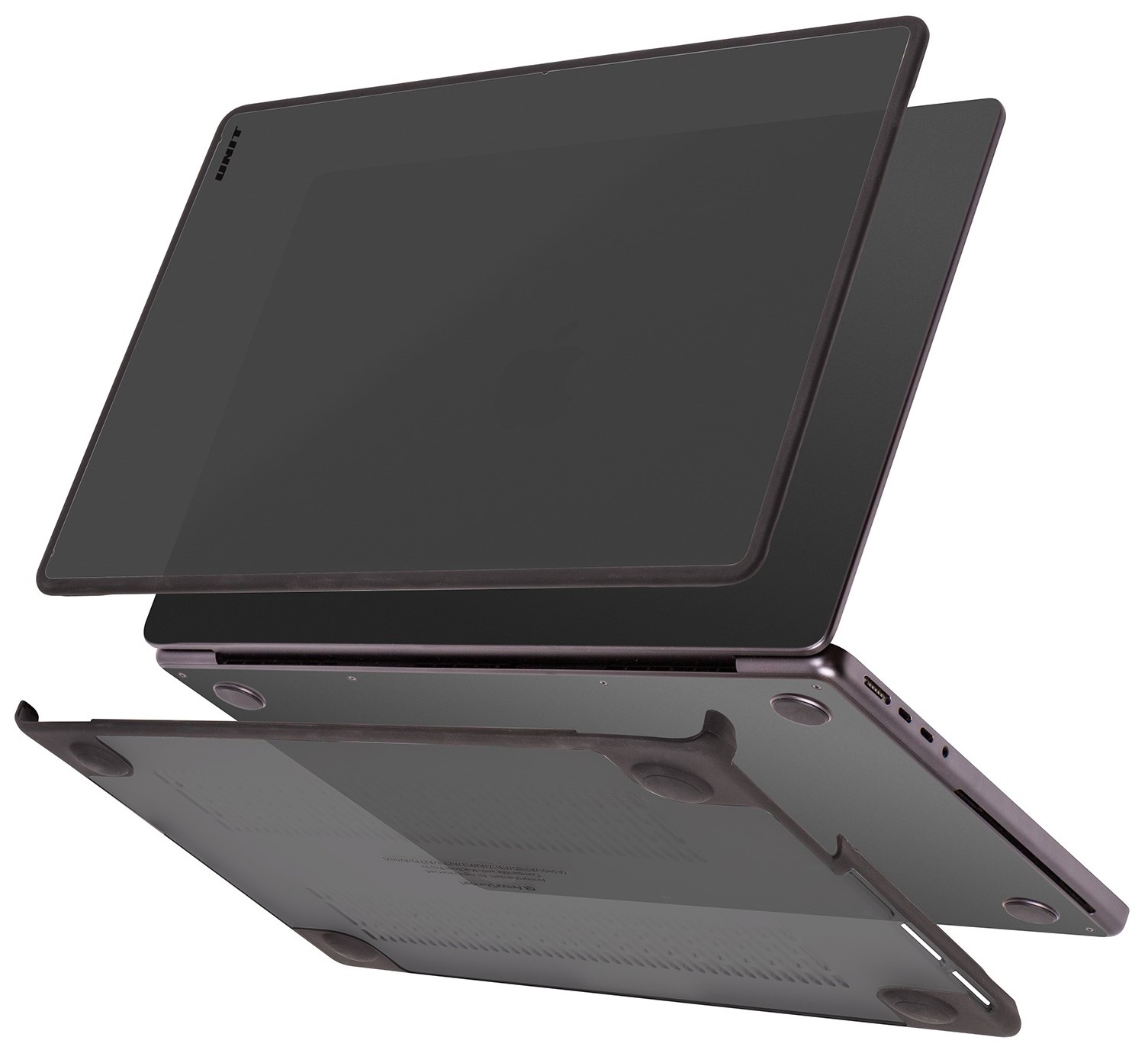 Чехол-накладка для ноутбука Armorstandart Unit for MacBook Air 13.6 M4/M3/M2 (A3240/A3113/A2681) Black (ARM79467) - Фото 1