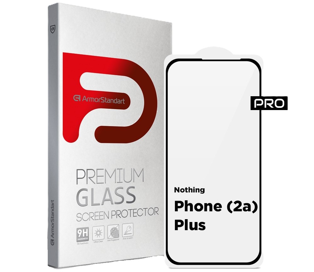Захисне скло для смартфону Armorstandart Pro for Nothing Phone (2a) Plus (ARM80430) - Фото 1