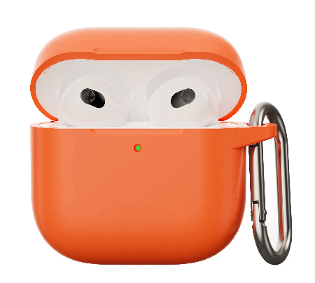Чехол для наушников Armorstandart Hang Case for Apple AirPods 4 Orange (ARM81288) - Фото 1