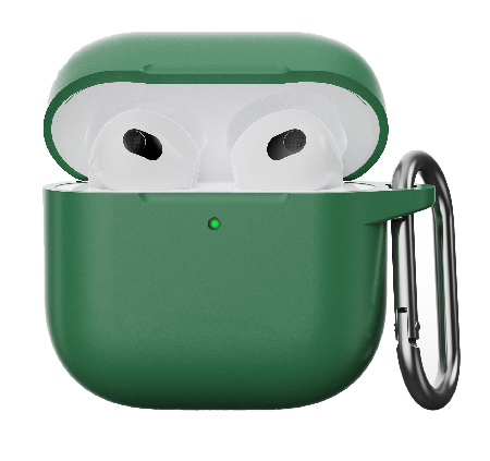 Чехол для наушников Armorstandart Hang Case for Apple AirPods 4 Needle Green (ARM81289) - Фото 1