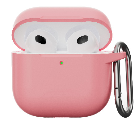 Чехол для наушников Armorstandart Hang Case for Apple AirPods 4 Pink (ARM81290) - Фото 1