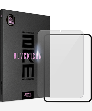 Защитное стекло для планшета Armorstandart Supreme Black Icon for Apple iPad mini 2024 / mini 6 (ARM81846) - Фото 1