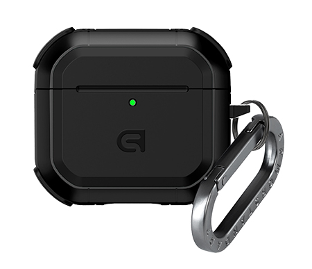 Чехол для наушников Armorstandart Panzer for Apple Airpods 4 Black (ARM82552) - Фото 1
