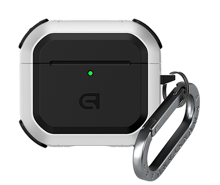 Чехол для наушников Armorstandart Panzer for Apple Airpods 4 White (ARM82553) - Фото 1