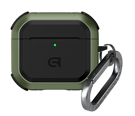 Чехол для наушников Armorstandart Panzer for Apple Airpods 4 Olive Green (ARM82554) - Фото 1