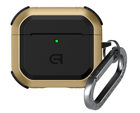 Чехол для наушников Armorstandart Panzer for Apple Airpods 4 Gold (ARM82555) - Фото 1