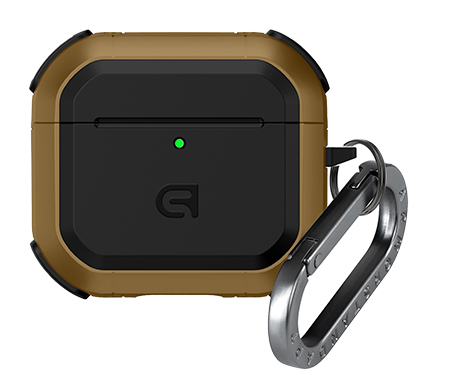 Чехол для наушников Armorstandart Panzer for Apple Airpods 4 Brown (ARM82556) - Фото 1