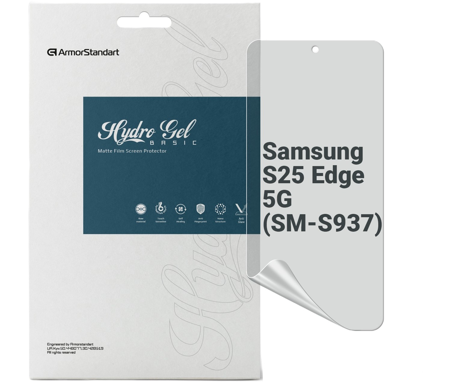 Защитная пленка для смартфона Armorstandart Matte for Samsung S25 Edge 5G (SM-S937) (ARM83267) - Фото 1