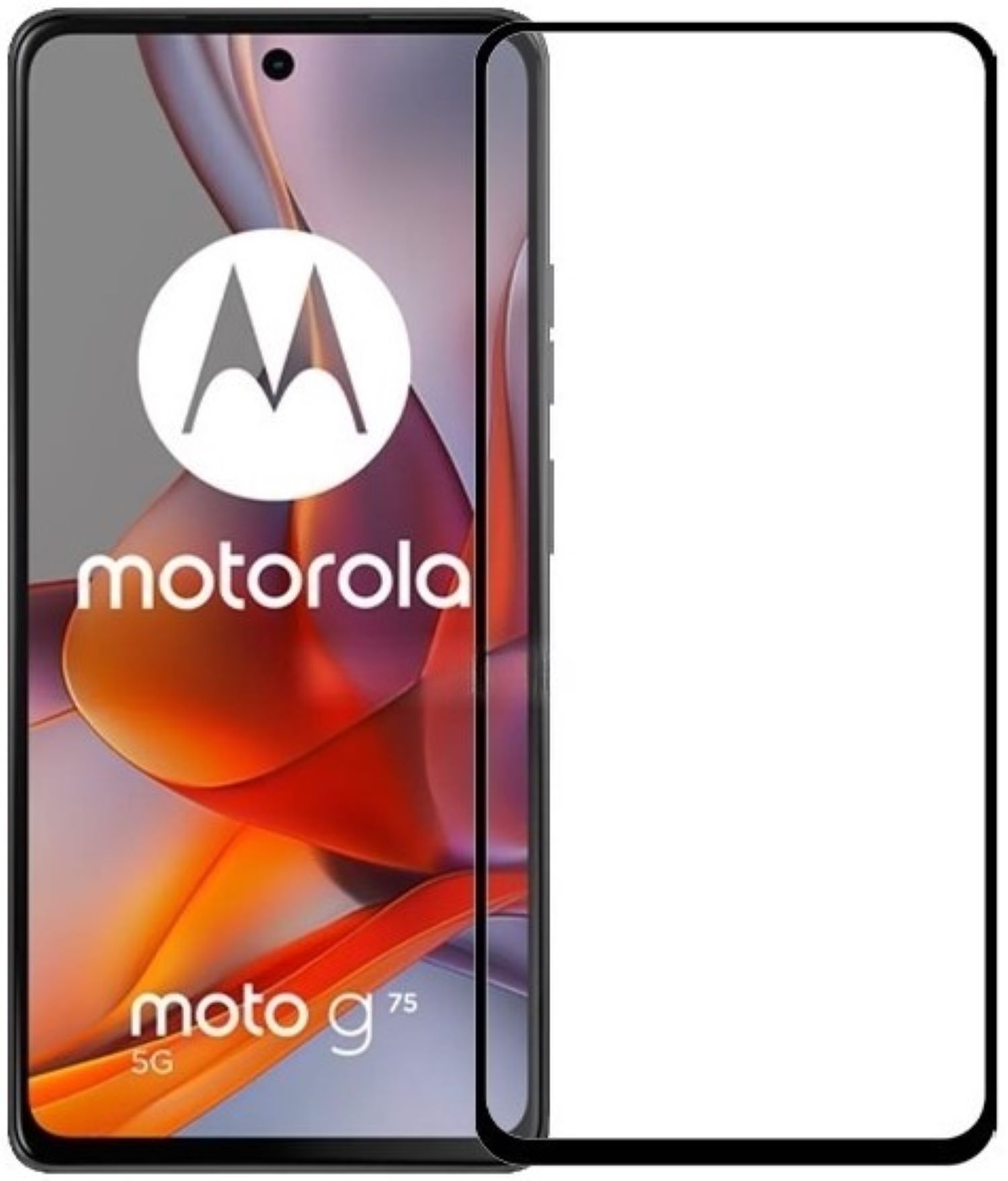 Защитное стекло для смартфона Armorstandart Pro for Motorola G75 5G Black (ARM83293) - Фото 1