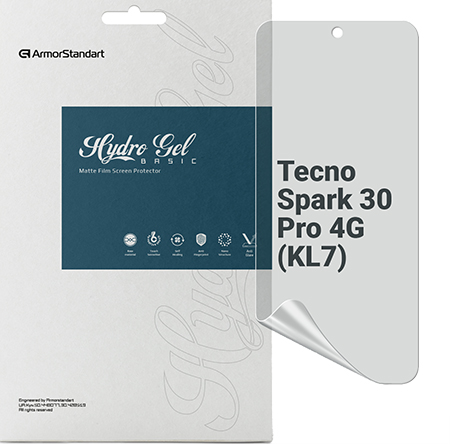 Защитная пленка для смартфона Armorstandart Matte for Tecno Spark 30 Pro 4G (KL7) (ARM83304) - Фото 1