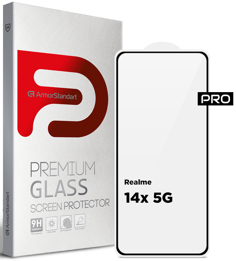 Защитное стекло для смартфона Armorstandart Pro for Realme 14x 5G (ARM83557) - Фото 1