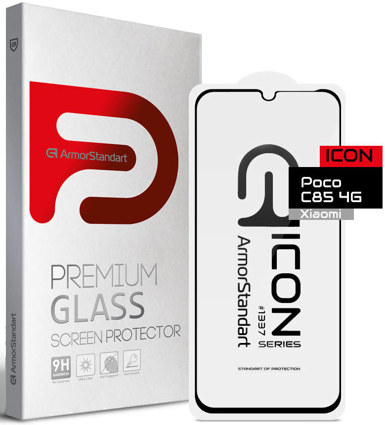 Защитное стекло для смартфона Armorstandart Icon for Xiaomi Poco C85 4G (ARM85411) - Фото 1