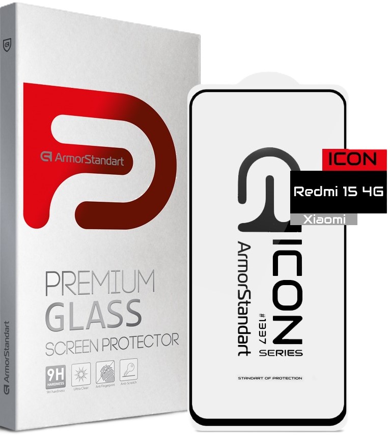 Купити Захисне скло для смартфону Armorstandart Icon for Xiaomi Redmi 15 4G (ARM85412) - Фото 1 Захисне скло для смартфону Armorstandart Icon for Xiaomi Redmi 15 4G (ARM85412) - Фото 1