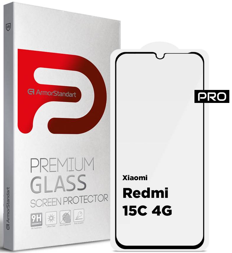 Захисне скло для смартфону Armorstandart Pro for Xiaomi Redmi 15C 4G (ARM85416) - Фото 1