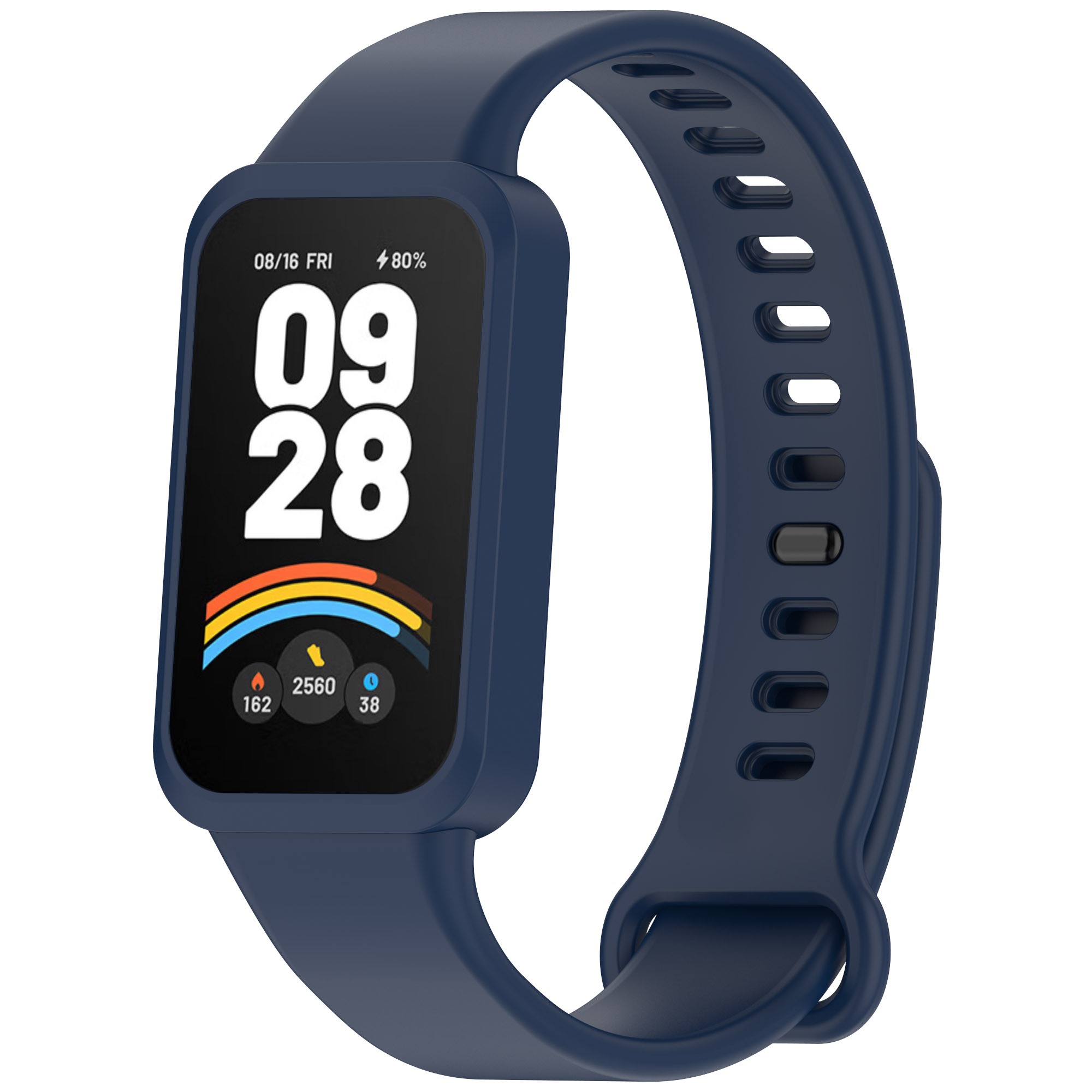 Ремешок для фитнес-браслета Armorstandart for Xiaomi Smart Band 9 Active / Redmi Smart Band 3 Midnight Blue (ARM85584) - Фото 1