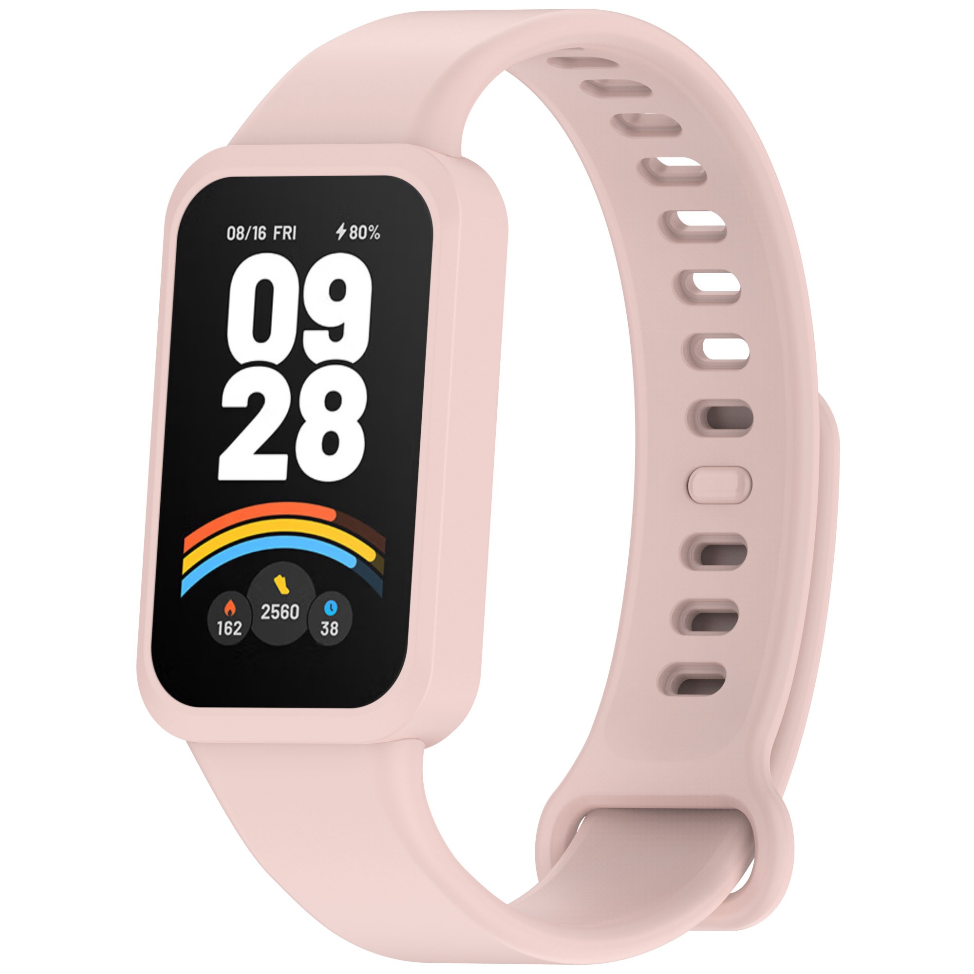 Ремешок для фитнес-браслета Armorstandart for Xiaomi Smart Band 9 Active / Redmi Smart Band 3 Pale Pink (ARM85585) - Фото 1