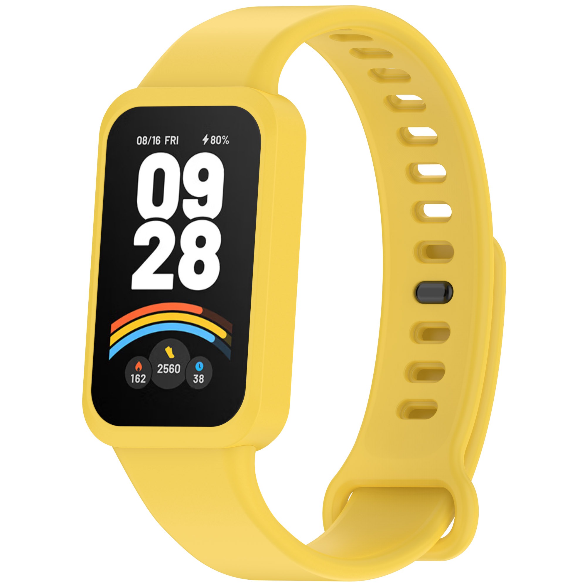 Ремешок для фитнес-браслета Armorstandart for Xiaomi Smart Band 9 Active / Redmi Smart Band 3 Yellow (ARM85587) - Фото 1
