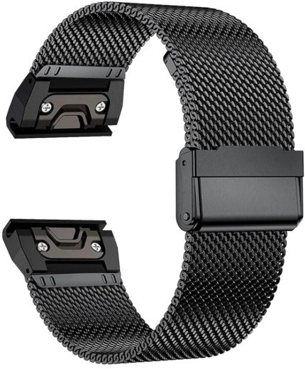 Купить Ремешок для смарт-часов Armorstandart Flat Milanese for Garmin 22 mm Black (ARM85726) - Фото 1 Ремешок для смарт-часов Armorstandart Flat Milanese for Garmin 22 mm Black (ARM85726) - Фото 1