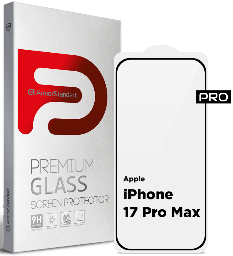 Защитное стекло для смартфона Armorstandart Pro for Apple iPhone 17 Pro Max (ARM86212) - Фото 1